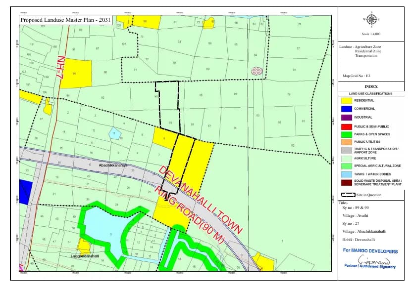 Summers At Orchid Nirvana: CDP Map Demarcation.pdf (filed with Karnataka RERA)