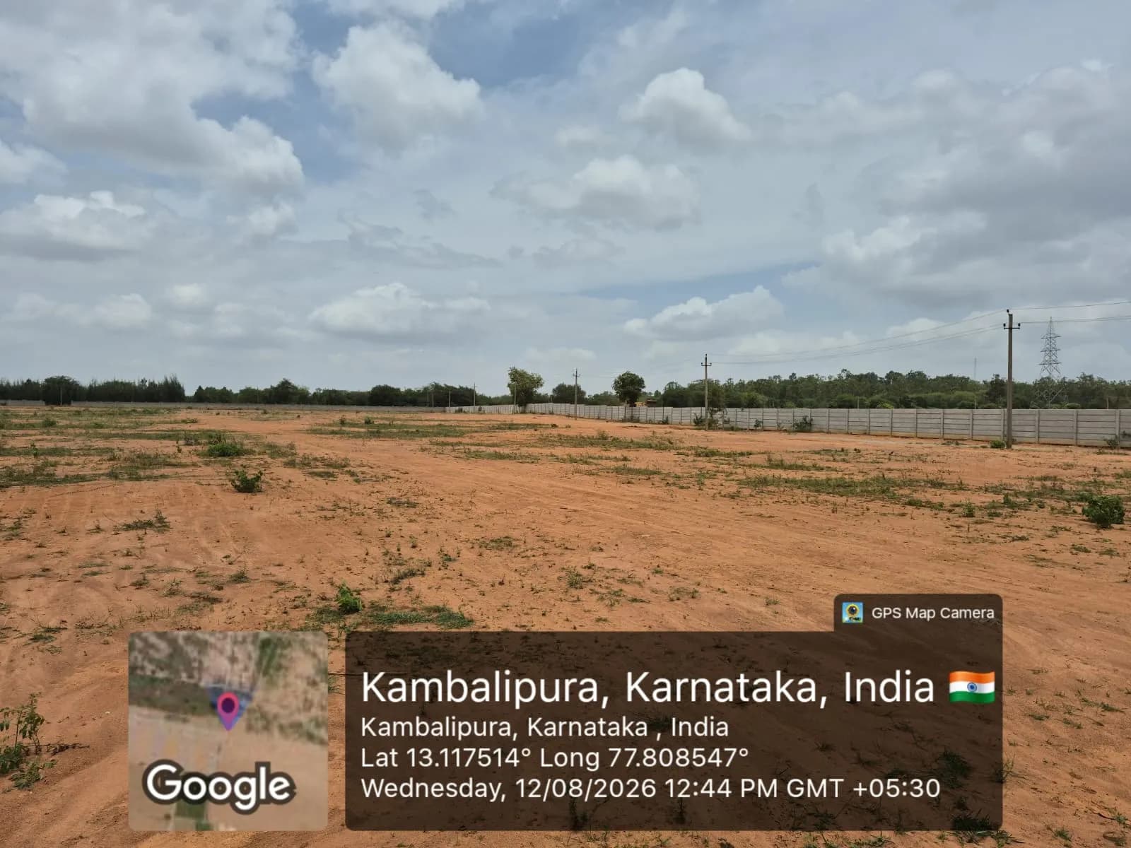 Aikam Golf Estates: Site photo filed with Karnataka RERA