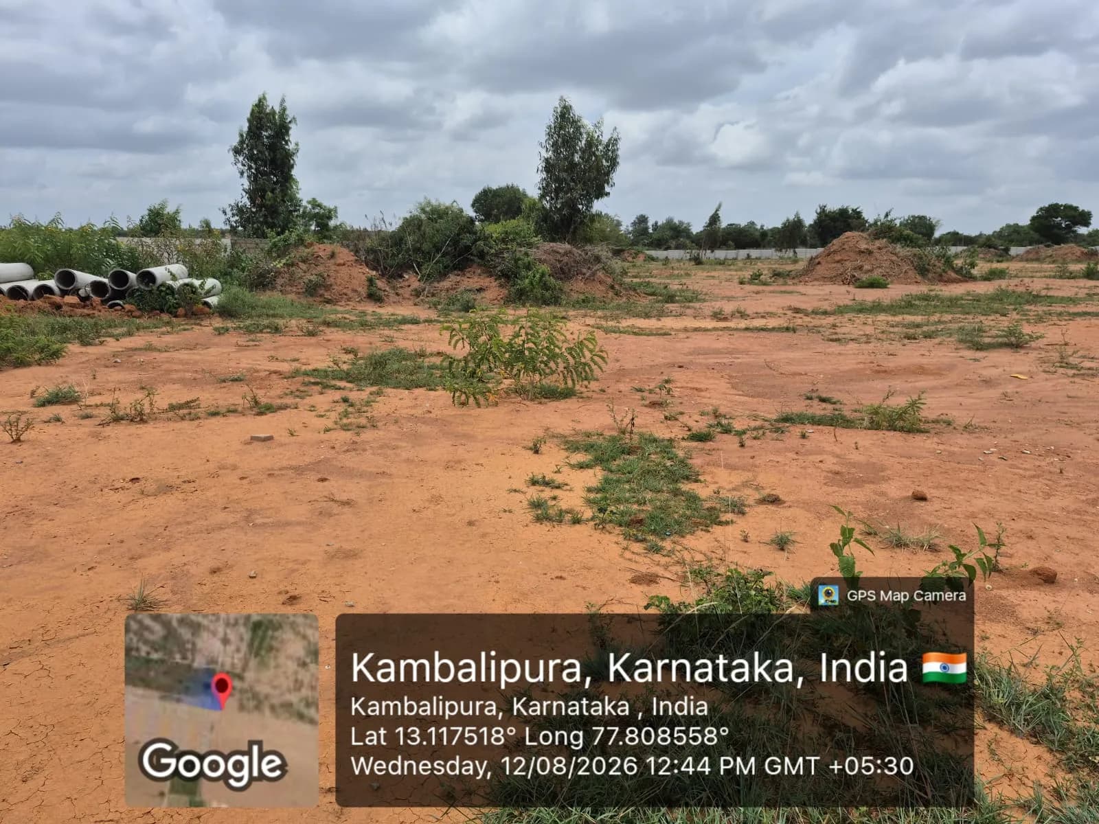 Aikam Golf Estates: Site photo filed with Karnataka RERA