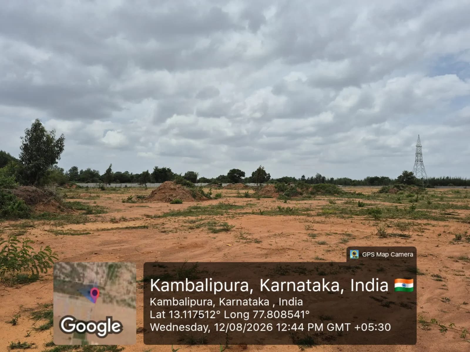 Aikam Golf Estates: Site photo filed with Karnataka RERA