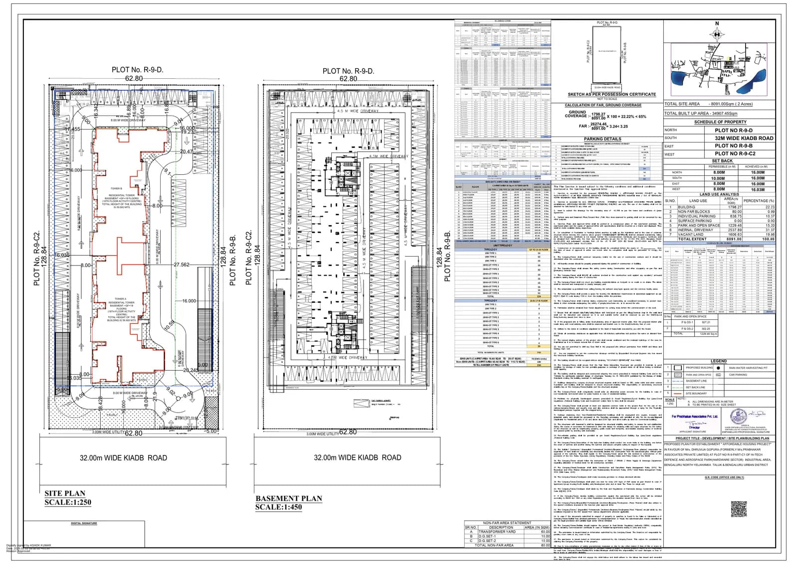 Dhruvija Gopura: Approved Building Plan (filed with Karnataka RERA)