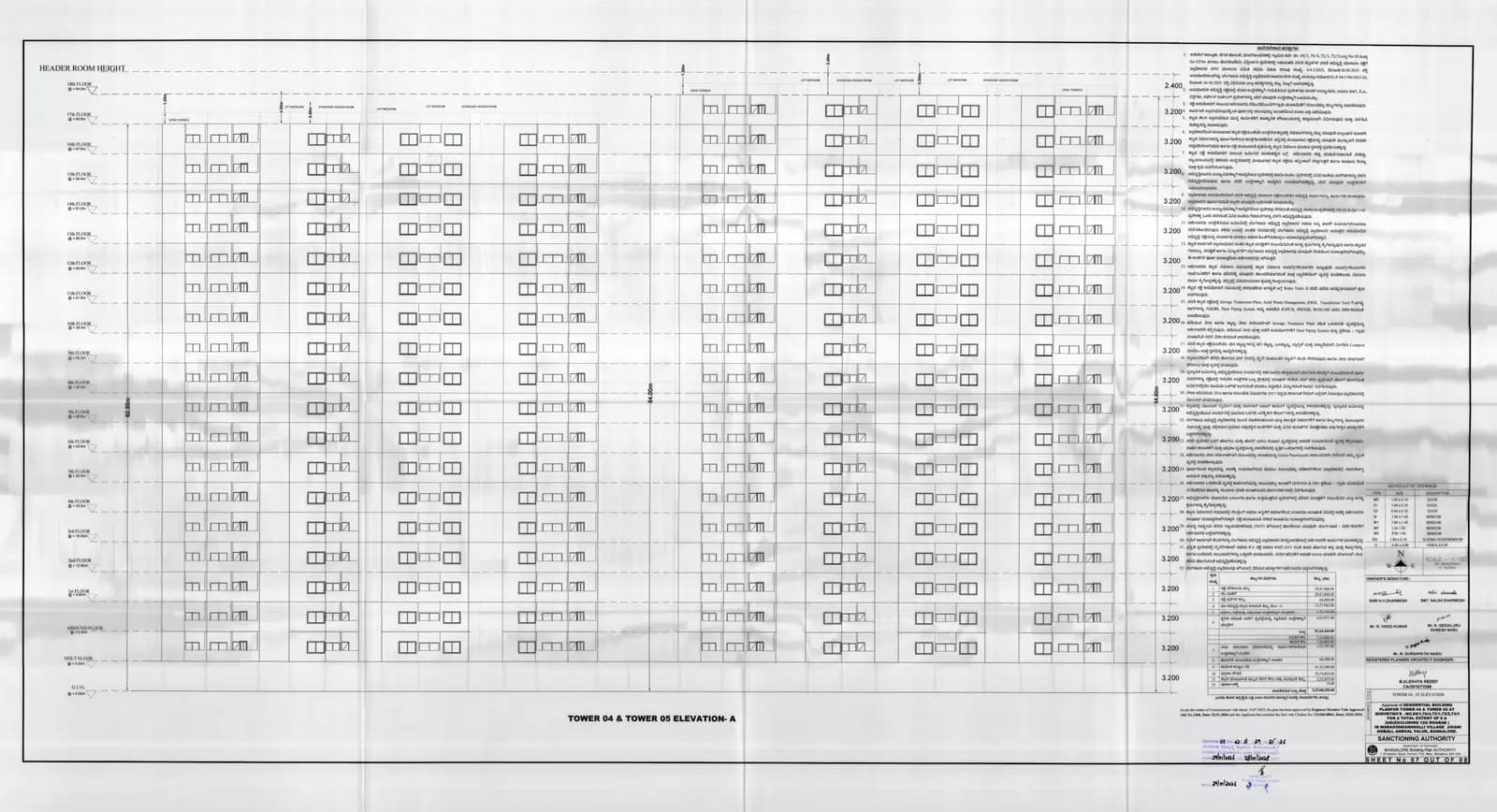 Habulus Oasis Grove: ELEVATION (filed with Karnataka RERA)