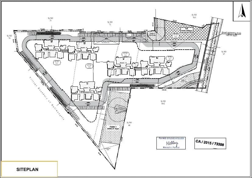 Habulus Oasis Grove: OASIS DEMARCATION.pdf (filed with Karnataka RERA)