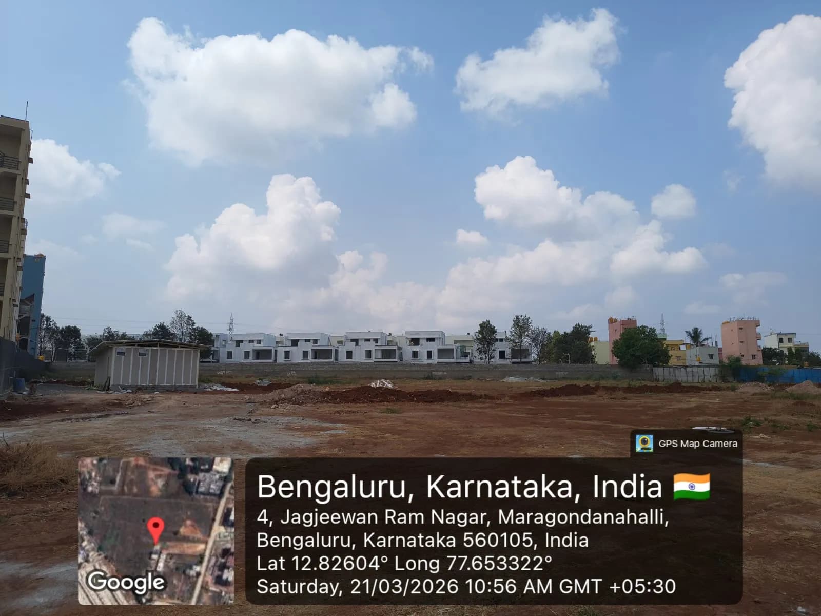 Habulus Oasis Grove: Site photo filed with Karnataka RERA