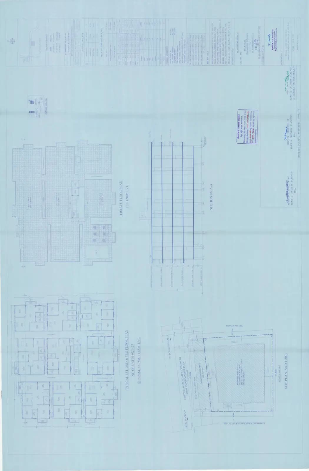 MGR Brindavan: MGR-Typical 1st,2nd,& 3rd Floor Plan (filed with Karnataka RERA)