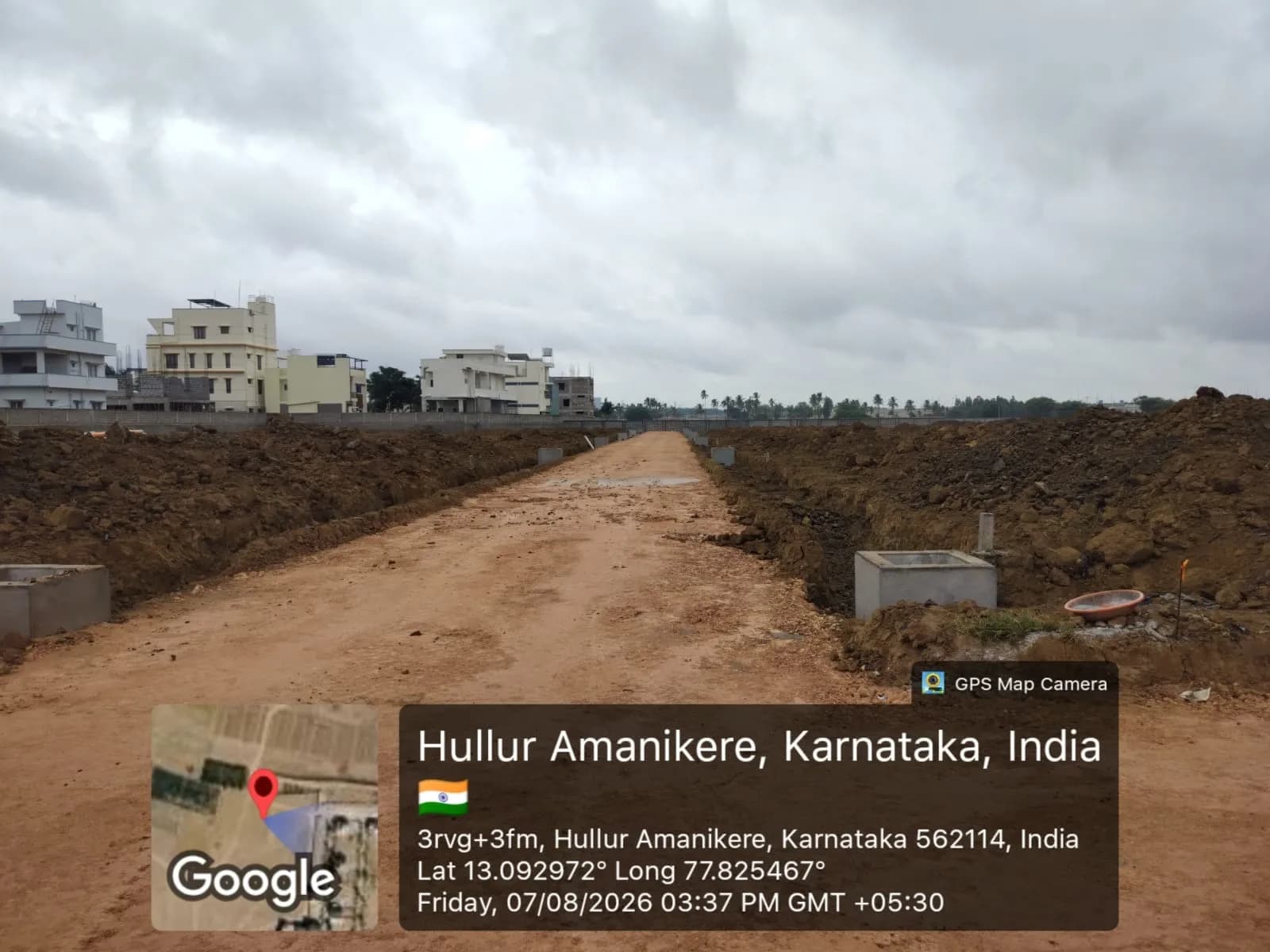 Palm County Phase-II: Site photo filed with Karnataka RERA