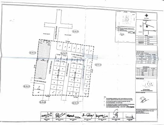 Casper Valley: 15 Approved Layout Plan (filed with Karnataka RERA)