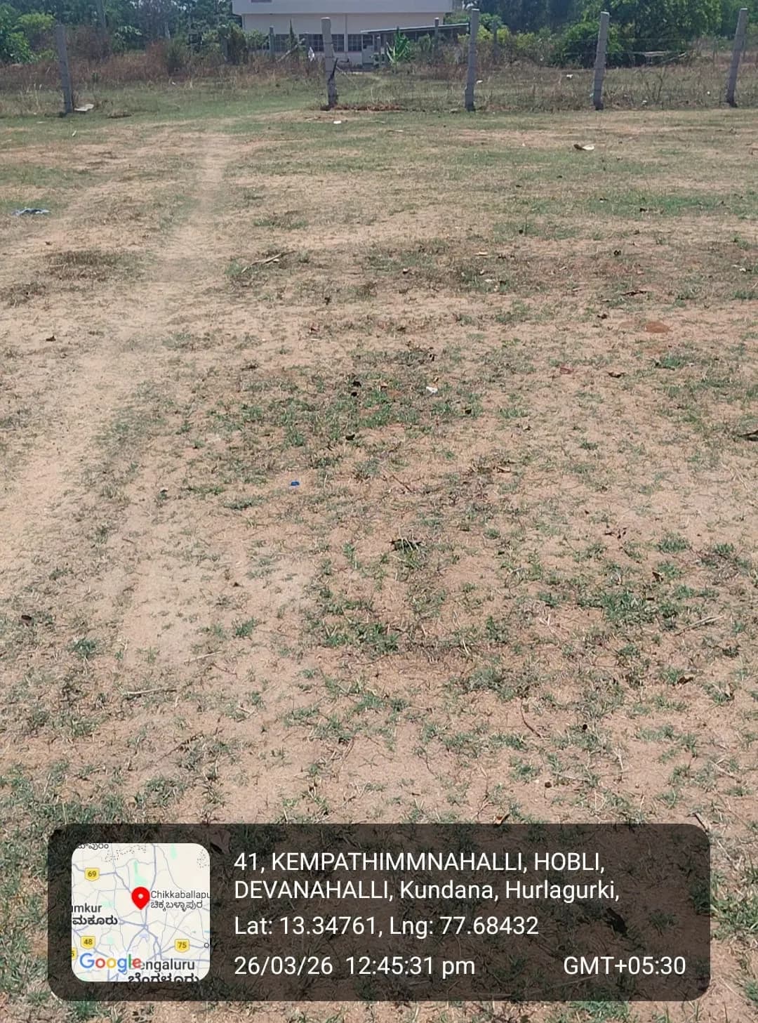 Greybrick -Talking to the Clouds: Site photo filed with Karnataka RERA