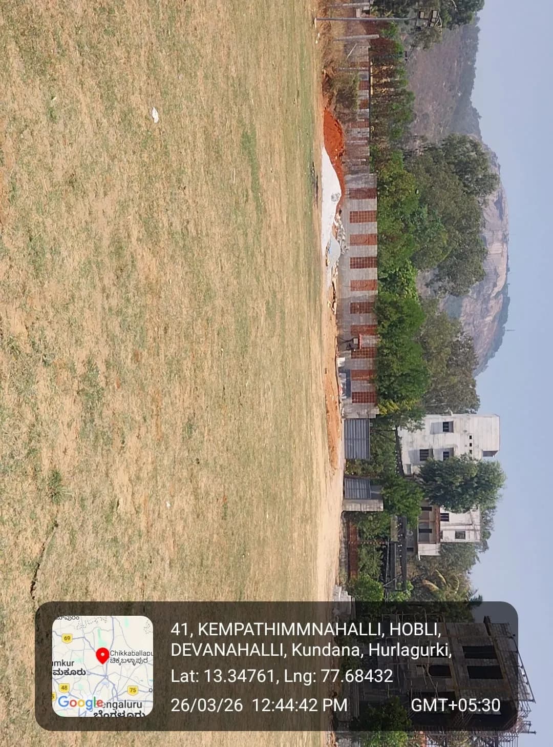 Greybrick -Talking to the Clouds: Site photo filed with Karnataka RERA
