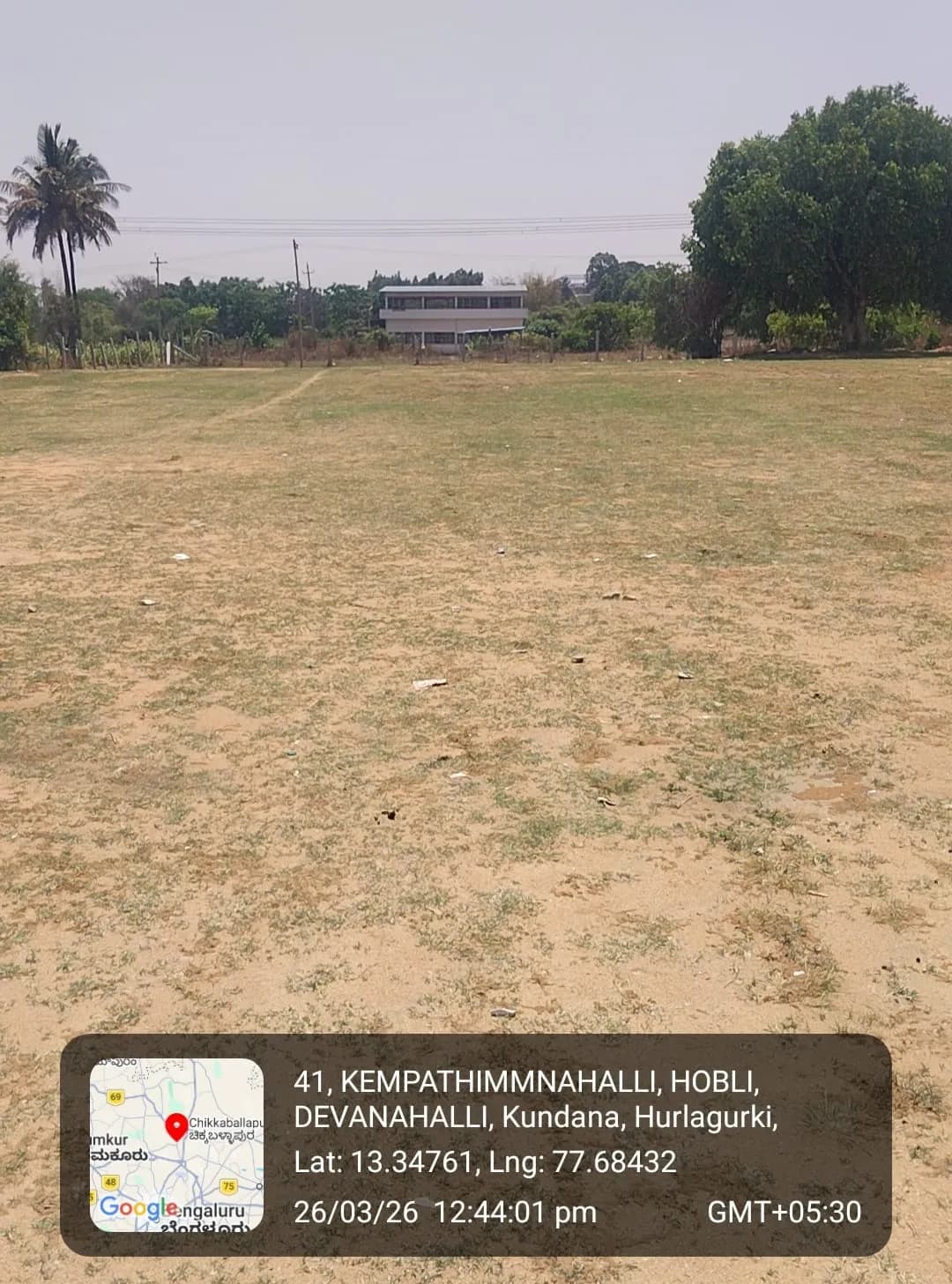 Greybrick -Talking to the Clouds: Site photo filed with Karnataka RERA