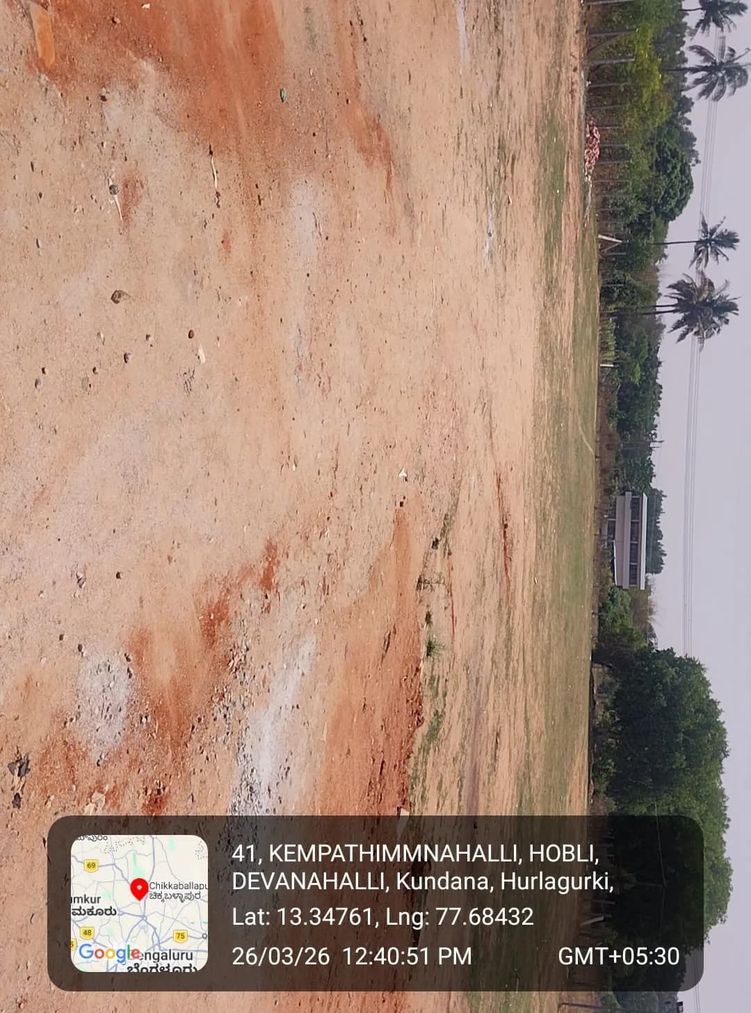 Greybrick -Talking to the Clouds: Site photo filed with Karnataka RERA