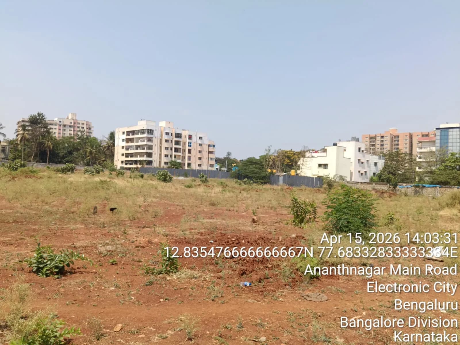 Orchid South Park: Site photo filed with Karnataka RERA