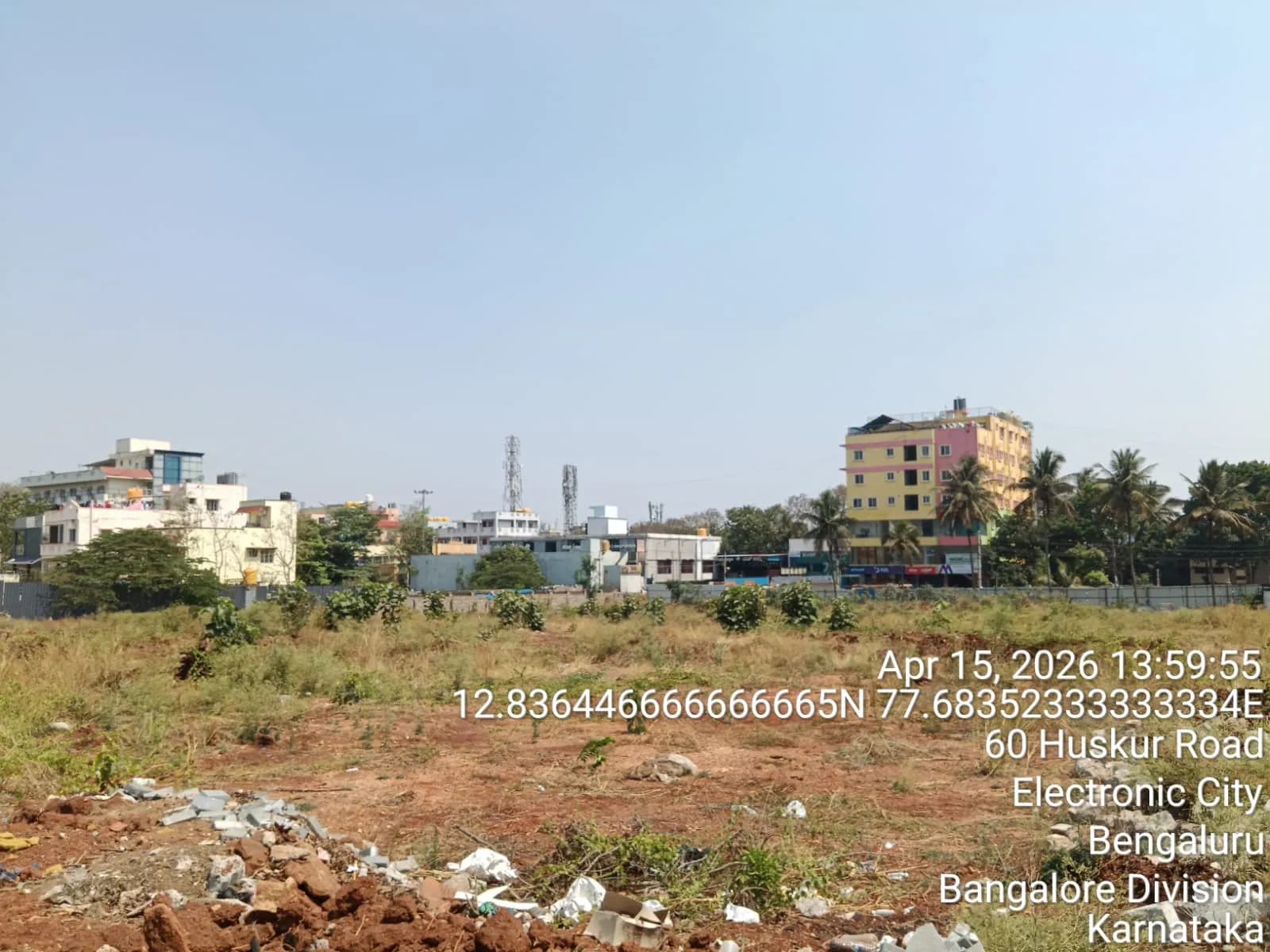 Orchid South Park: Site photo filed with Karnataka RERA