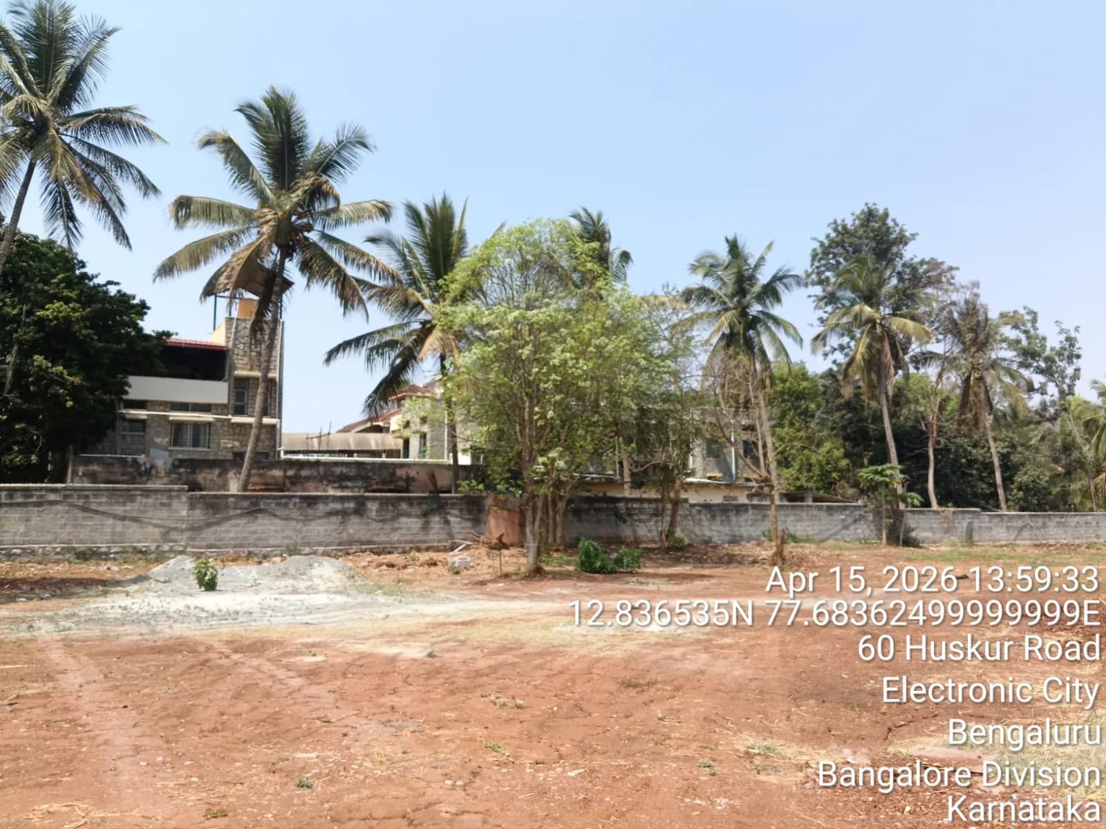 Orchid South Park: Site photo filed with Karnataka RERA