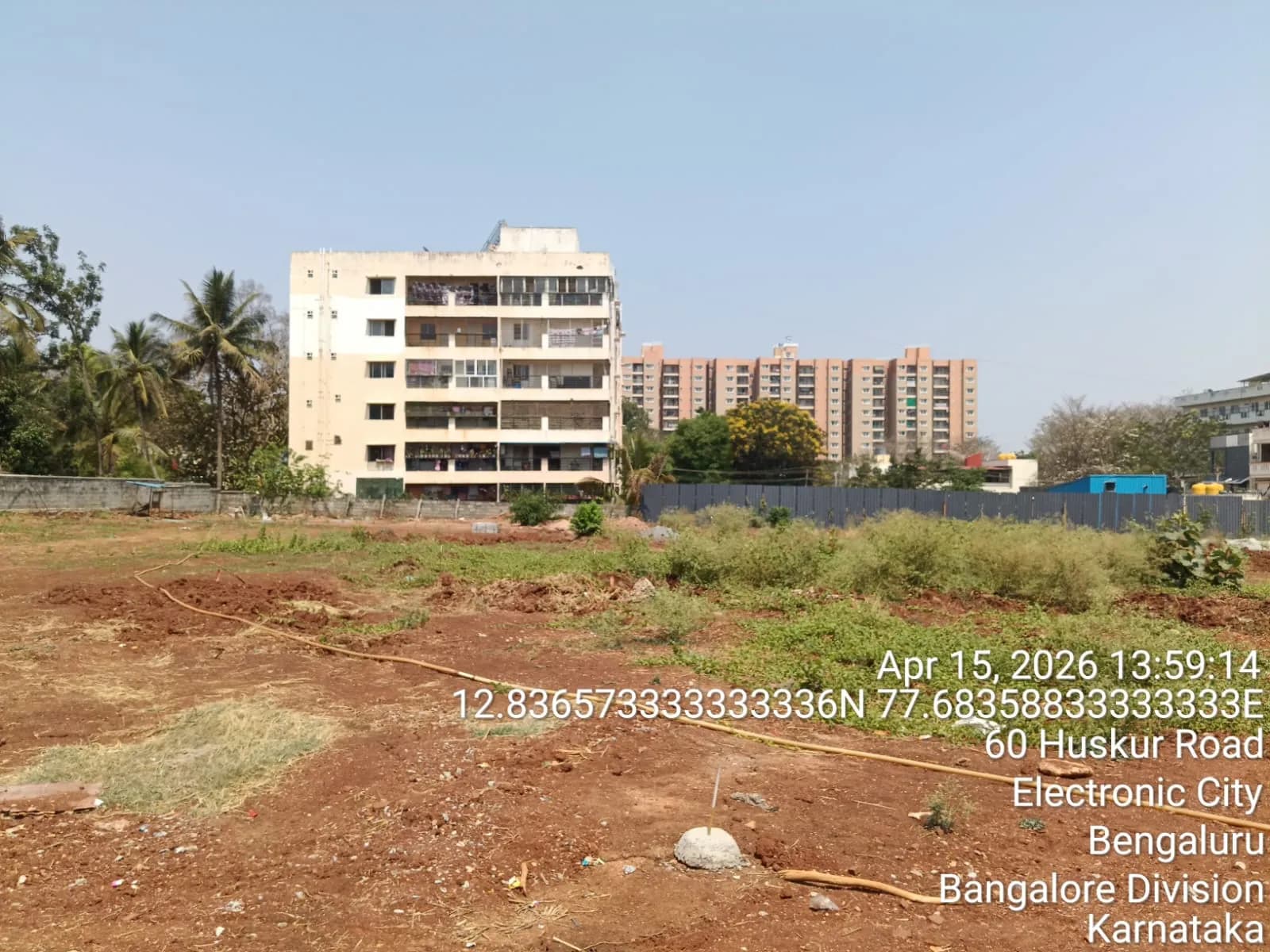 Orchid South Park: Site photo filed with Karnataka RERA