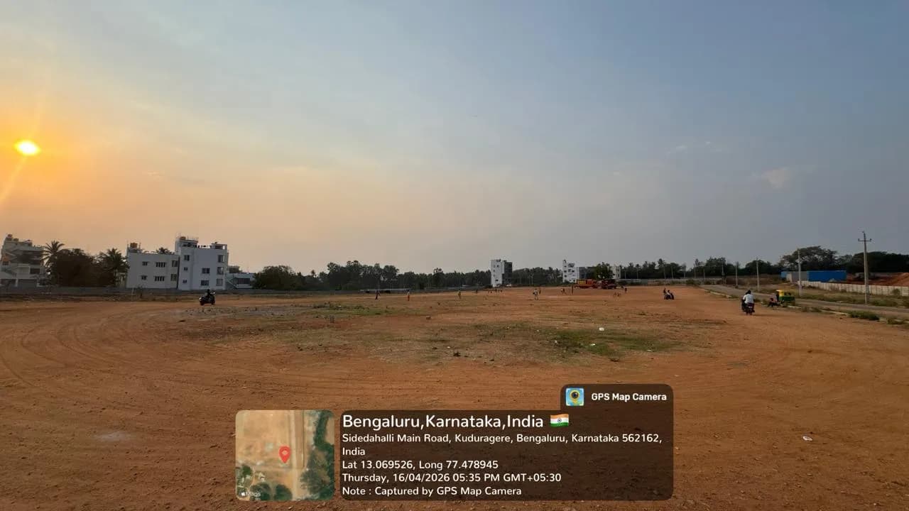 Innovative Nakshathra Enclave: Site photo filed with Karnataka RERA