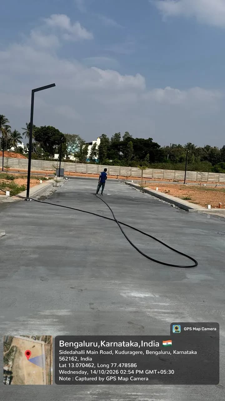 Innovative Nakshathra Enclave: Site photo filed with Karnataka RERA