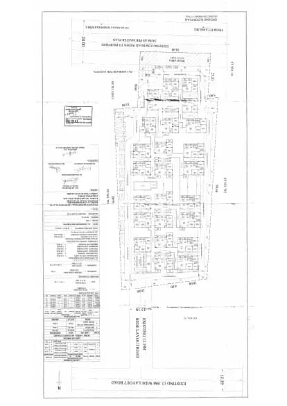 S S Prakruthi Meadows: Approved Building Plan, page 1 (filed with Karnataka RERA)