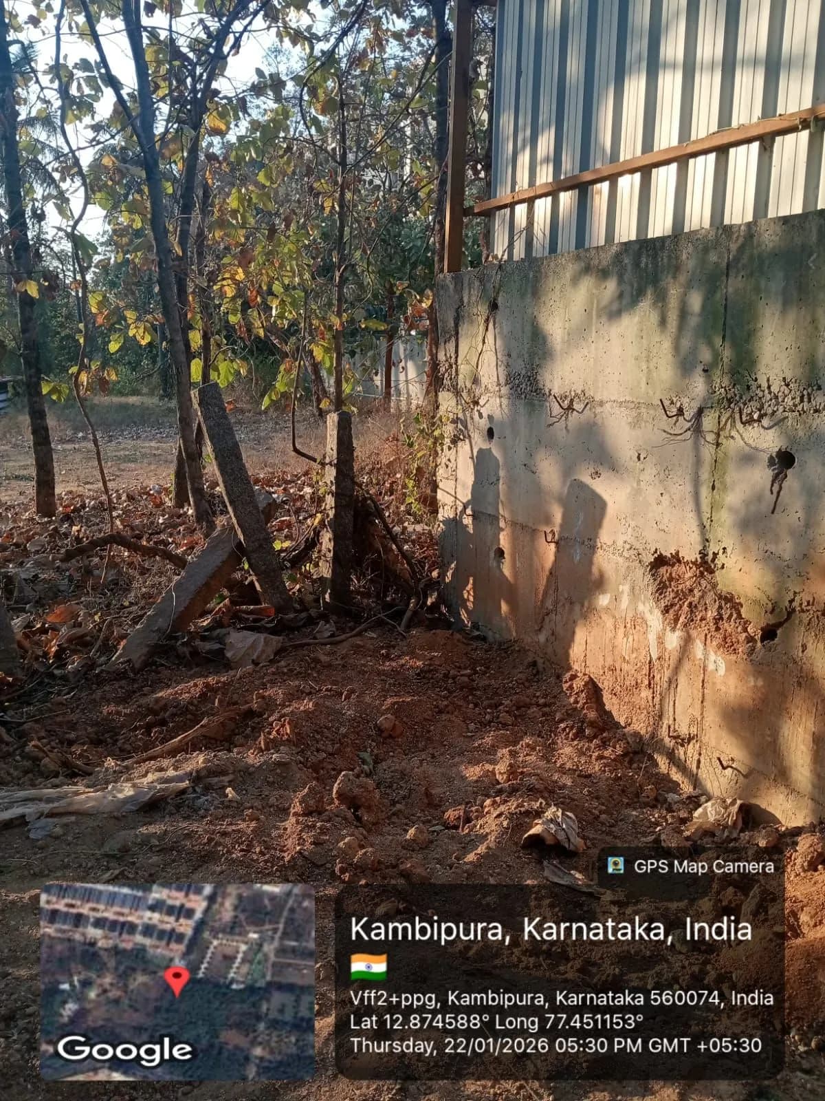 Casagrand Moondance: Site photo filed with Karnataka RERA