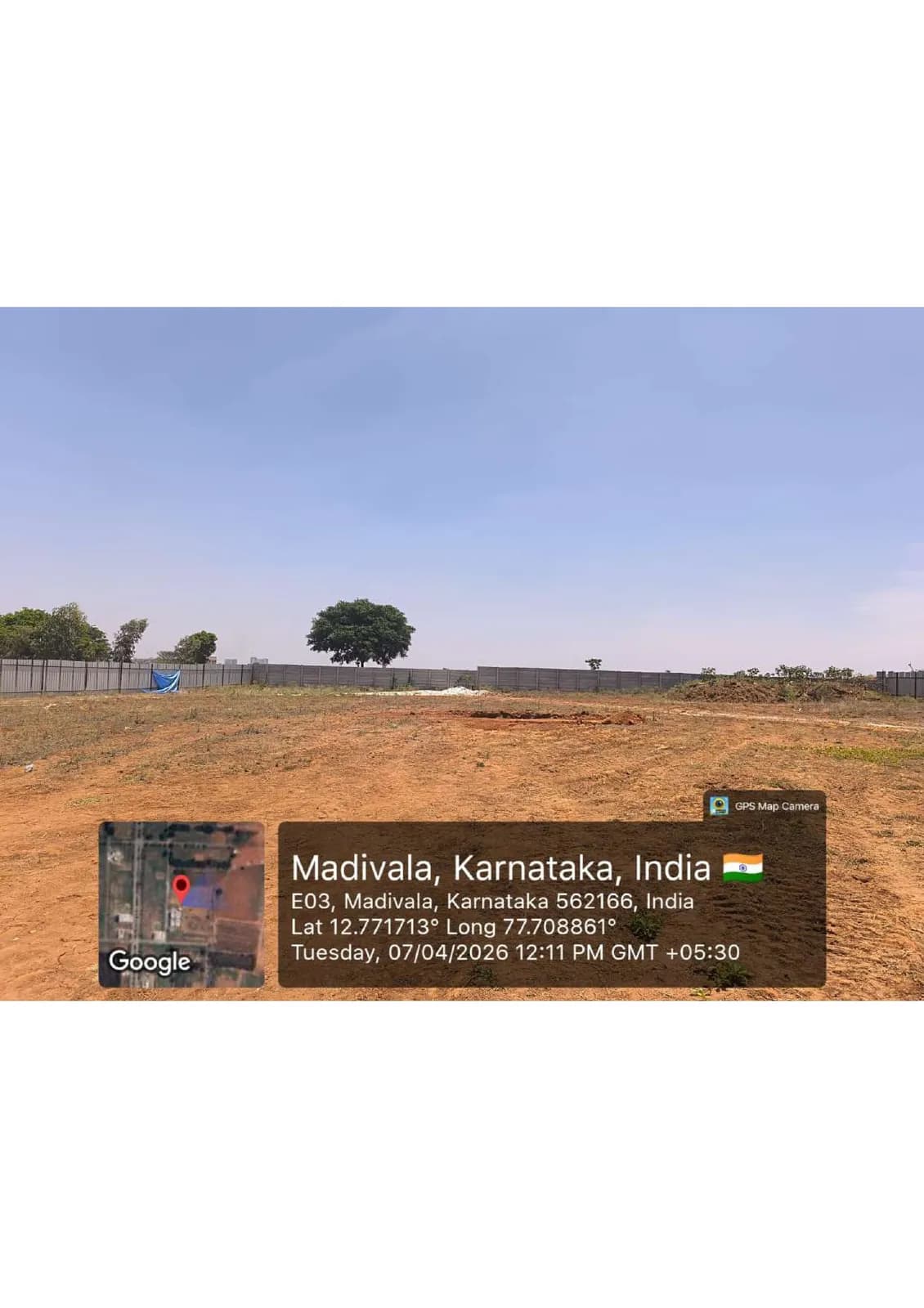 LS Mark Ix: Site photo filed with Karnataka RERA