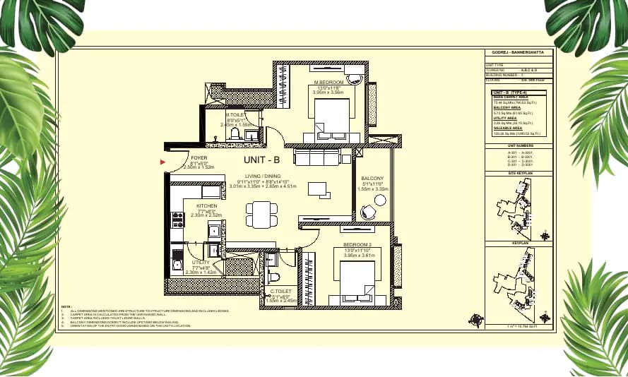 Godrej Vanantara: Brochure, page 6 (filed with Karnataka RERA)