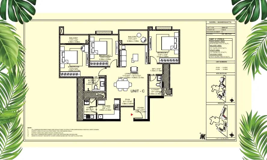 Godrej Vanantara: Brochure, page 7 (filed with Karnataka RERA)