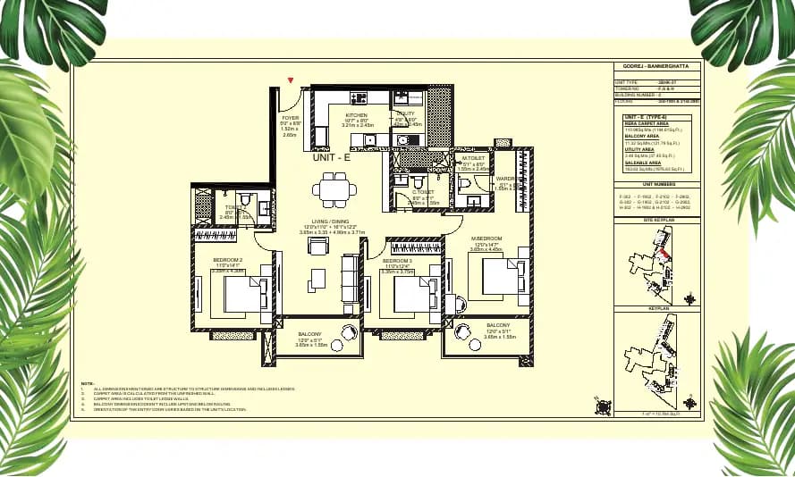 Godrej Vanantara: Brochure, page 8 (filed with Karnataka RERA)