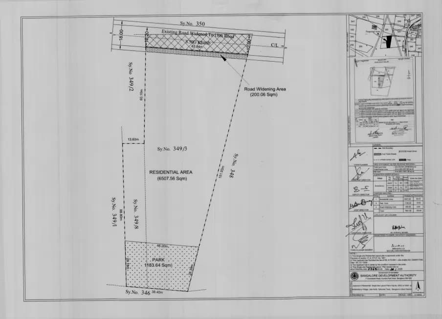 Sambhav Rise Of Aura: Single Plot Layout Plan.pdf (filed with Karnataka RERA)