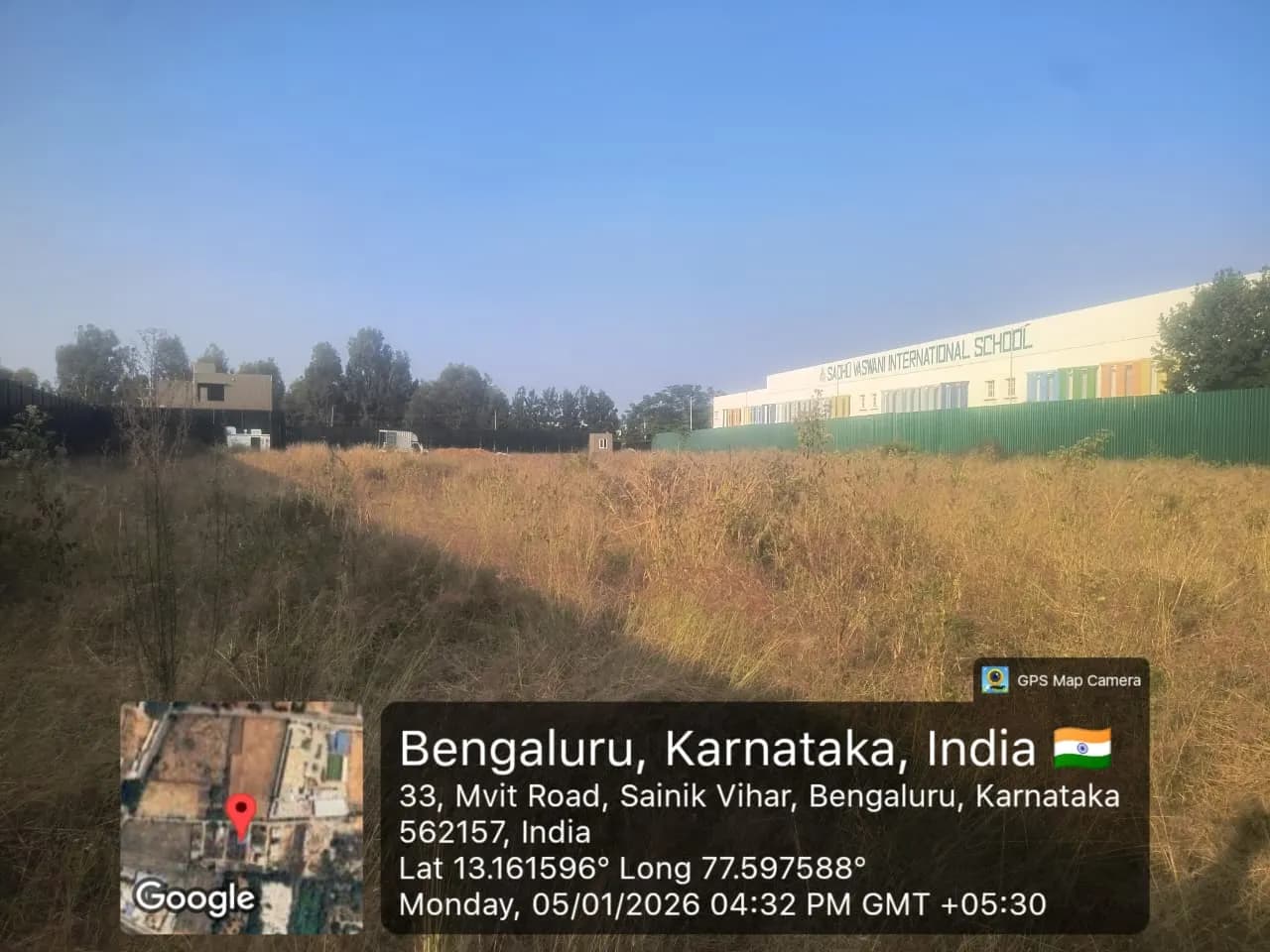 Sambhav Rise Of Aura: Site photo filed with Karnataka RERA