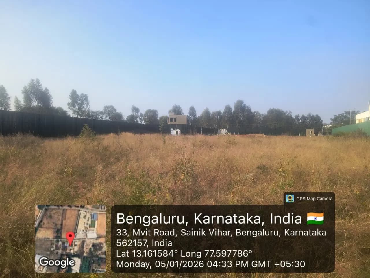 Sambhav Rise Of Aura: Site photo filed with Karnataka RERA