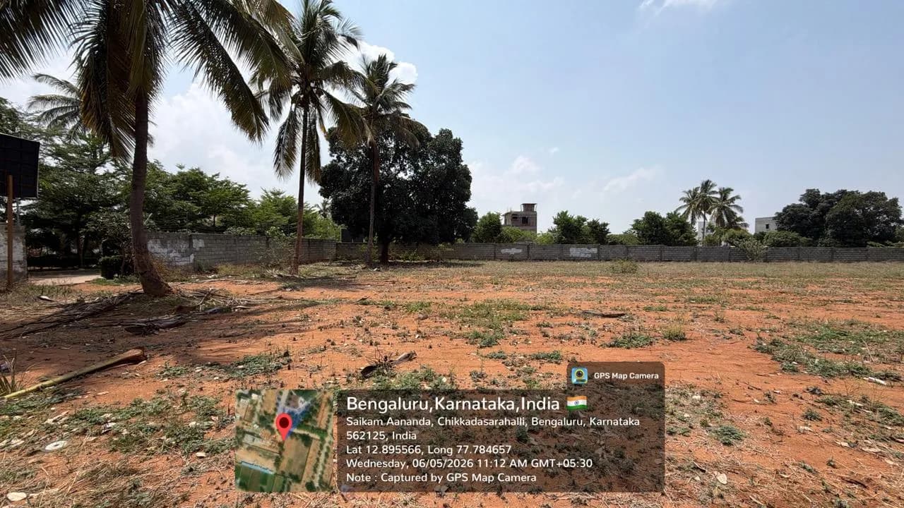 Leafy Serene: Site photo filed with Karnataka RERA
