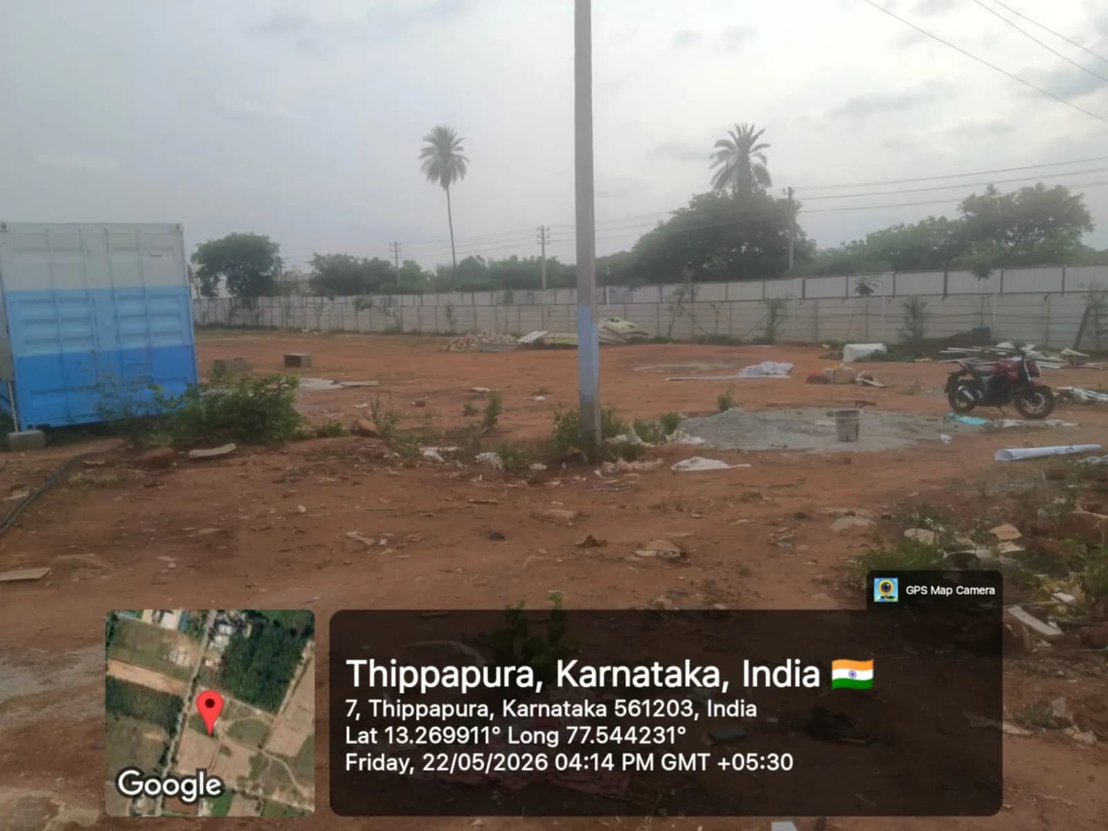 Sattva Ekatra: Site photo filed with Karnataka RERA