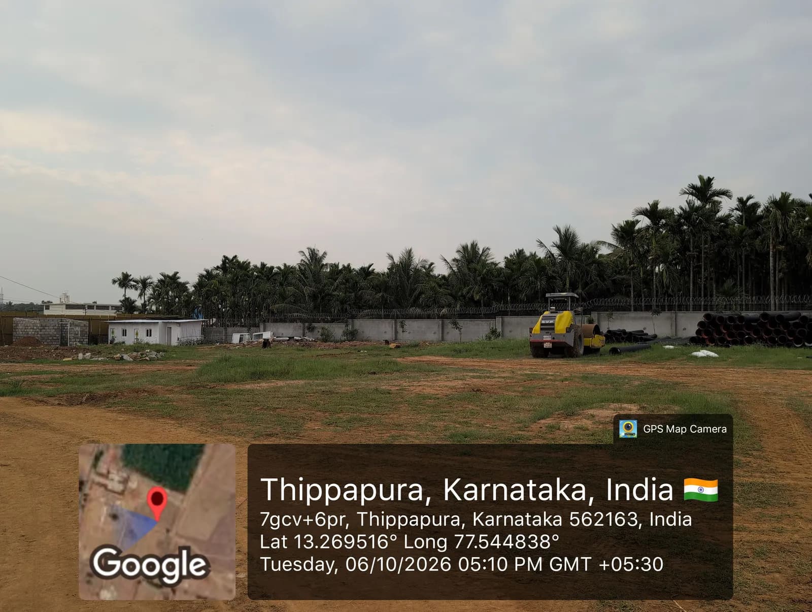 Sattva Ekatra: Site photo filed with Karnataka RERA
