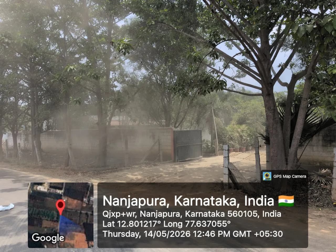 J K R Enclave: Site photo filed with Karnataka RERA