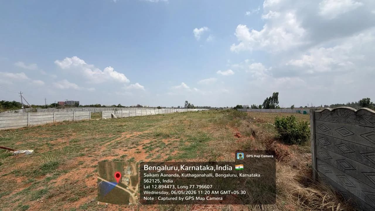 Leafy Avenue: Site photo filed with Karnataka RERA