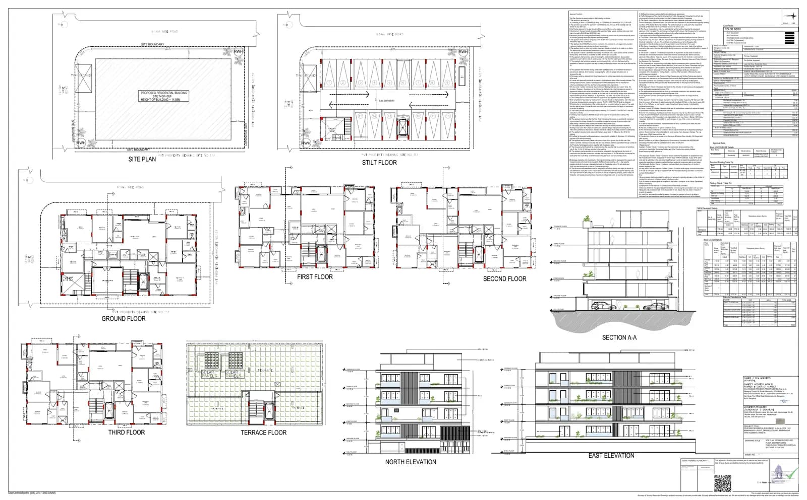 Grandus 118: Approved Building Plan (filed with Karnataka RERA)