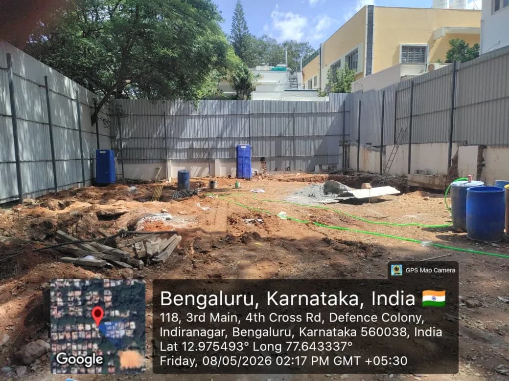 Grandus 118: Site photo filed with Karnataka RERA