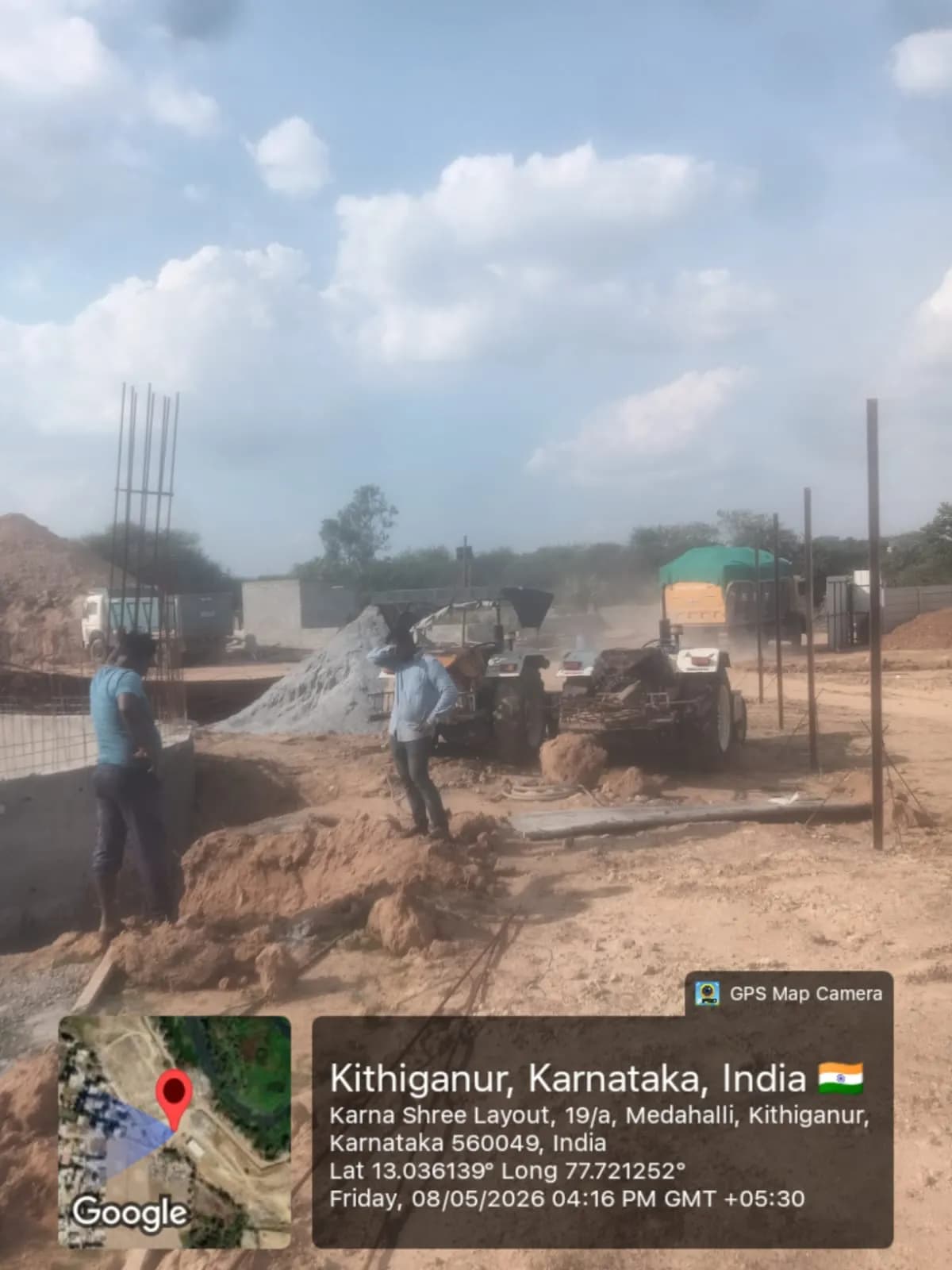 Mahaveer Crest: Site photo filed with Karnataka RERA