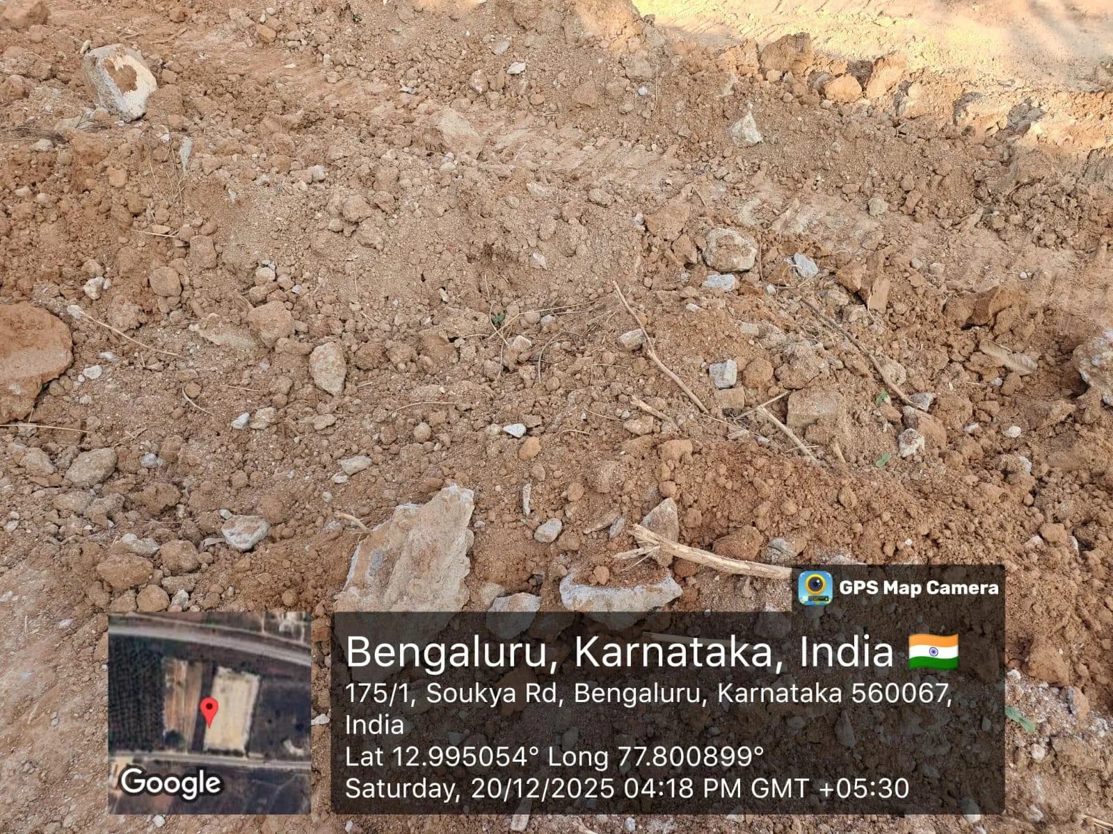 Sanjeevini Heliconia: Site photo filed with Karnataka RERA
