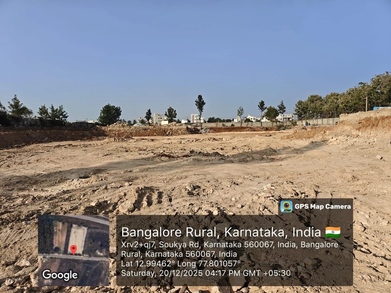 Sanjeevini Heliconia: Site photo filed with Karnataka RERA