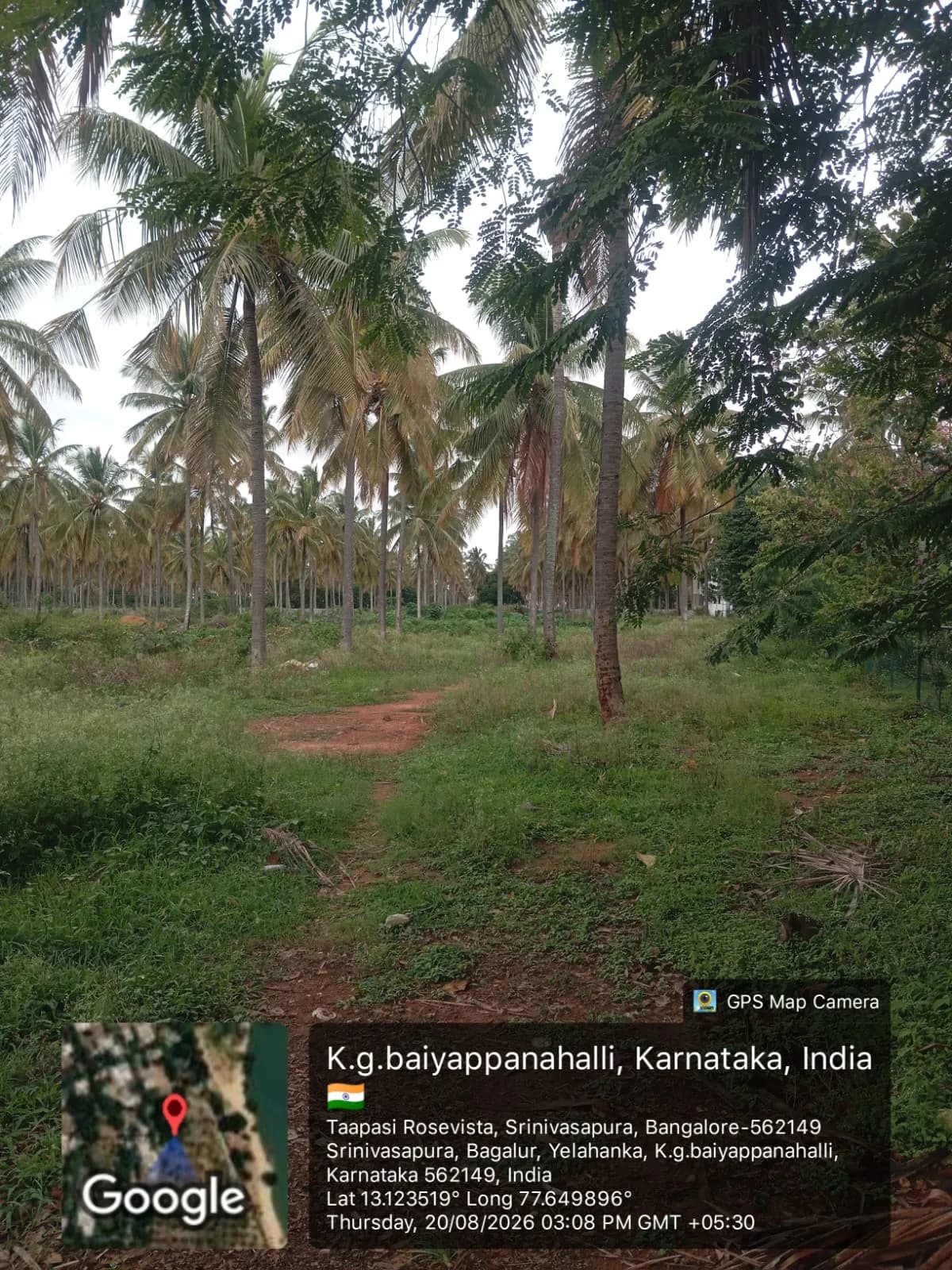 Rosevista Grande: Site photo filed with Karnataka RERA
