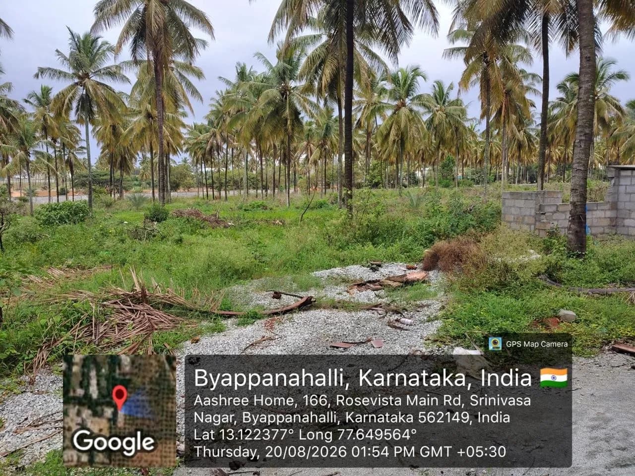 Rosevista Grande: Site photo filed with Karnataka RERA