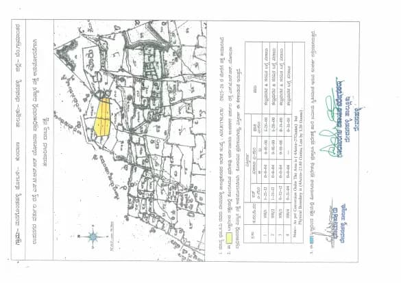 The Northern Chimes: 1 VILLAGE MAP WITH DEMARCATION (filed with Karnataka RERA)