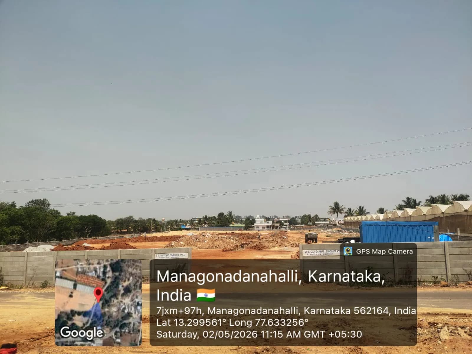 The Northern Chimes: Site photo filed with Karnataka RERA
