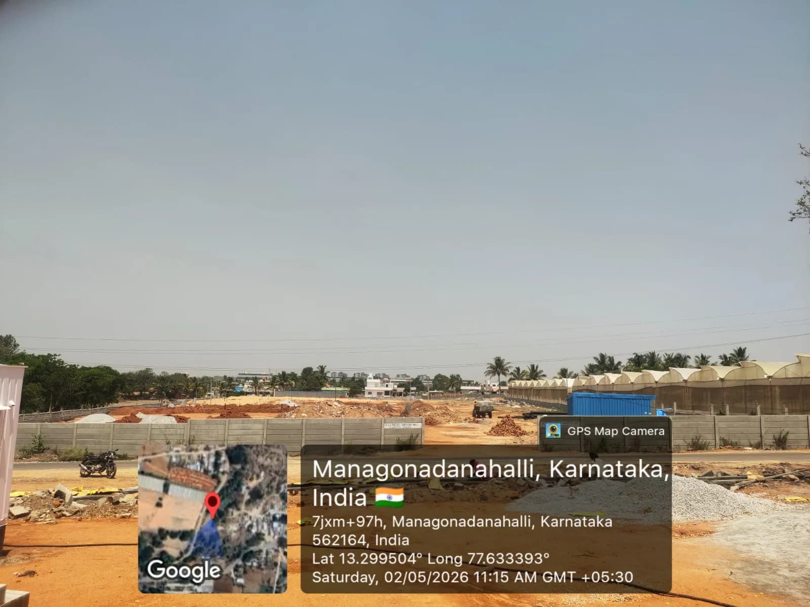 The Northern Chimes: Site photo filed with Karnataka RERA