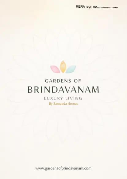 Gardens of Brindavanam: Brochure, page 1 (filed with Karnataka RERA)