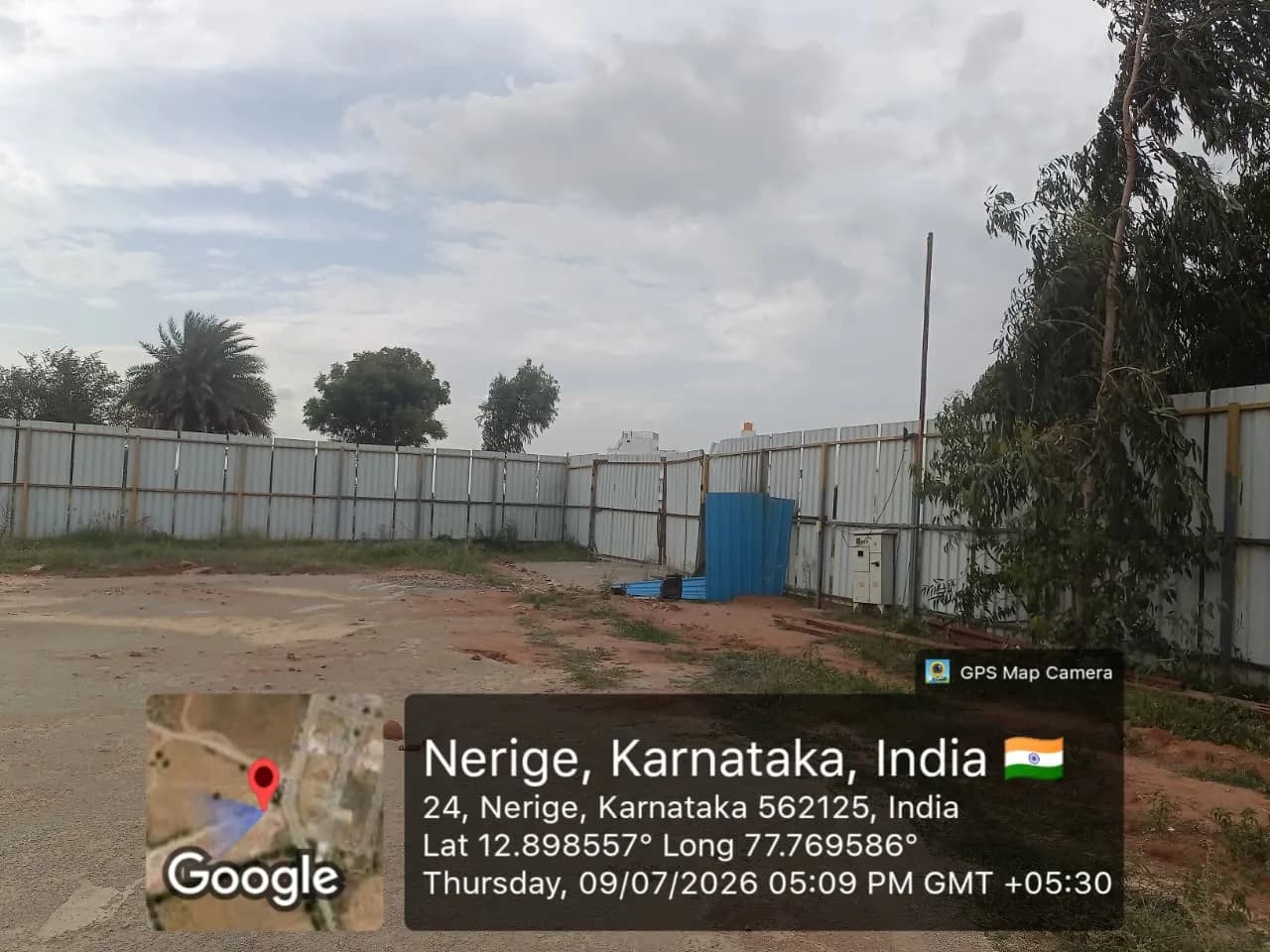 Amberstone Vectra: Site photo filed with Karnataka RERA