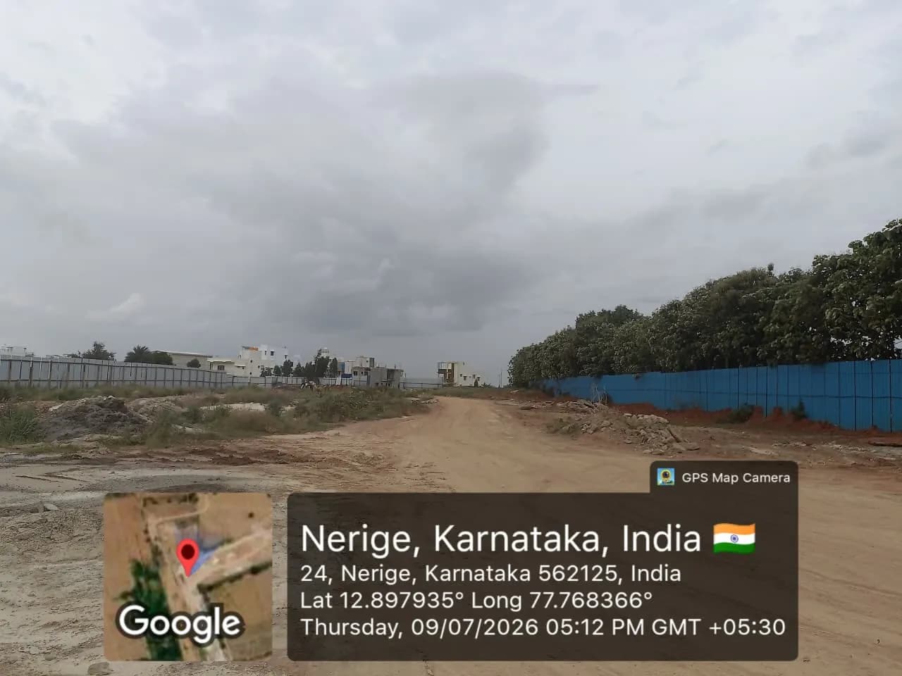 Amberstone Vectra: Site photo filed with Karnataka RERA