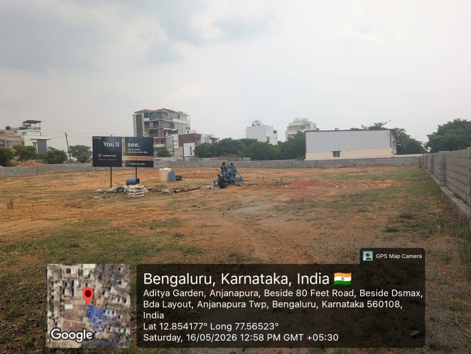 The Ninth By Amberstone: Site photo filed with Karnataka RERA