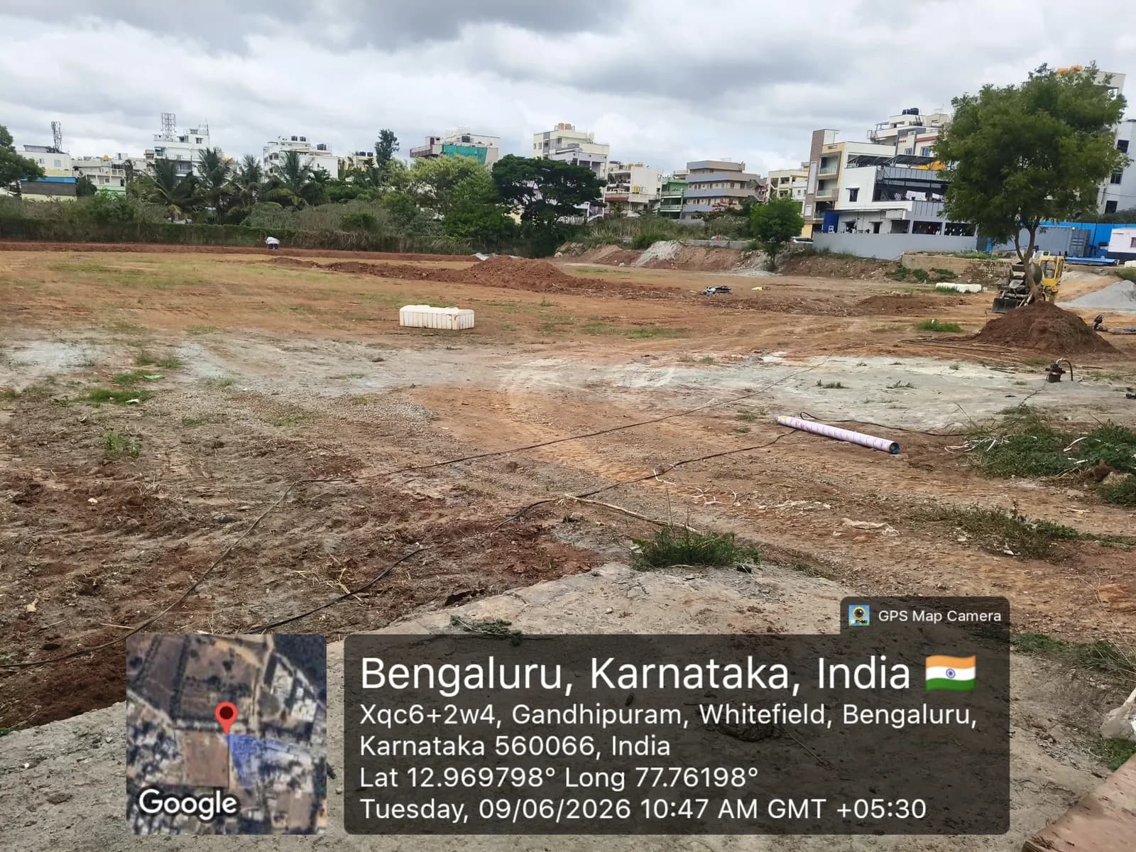 Zenith Heights: Site photo filed with Karnataka RERA